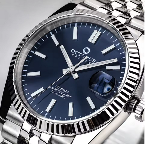 Reloj mecánico automático para hombre zafiro superior resistente al agua 10Bar Octopus Kraken 36Mm Explorer Series