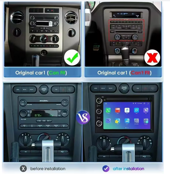 Reproductor Multimedia para Ford 500 F150 Explorer Edge Escape Sport Lincoln Expedition Mustang Radio de coche