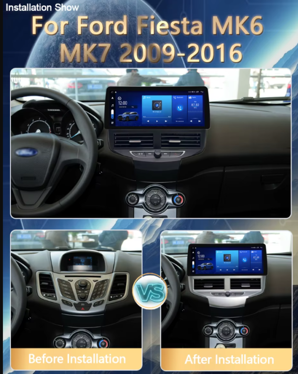 Reproductor Multimedia de coche para Ford Fiesta MK 2009-2016.Por solo 343,99 EUROS