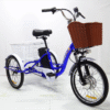 Triciclo eléctrico para adultos, 350W, 48V, 7 velocidades