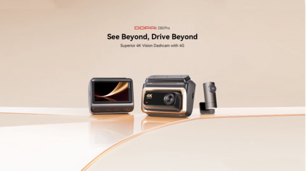 DDPAI 4K Z60 Pro 3CH cámara Interior delantera y trasera para coche Sensor SONY STARVIS2 24h