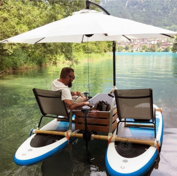 SUP: Catamarán inflable doble para los lagos y playas. PRECIO DE OFERTA: 1.266,69€