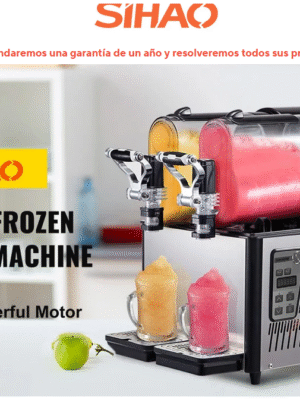 Sihao-máquina comercial de granizado, tanque 3LX2, máquina de bebidas de granizado. PRECIO DE OFERTA : 751,99€