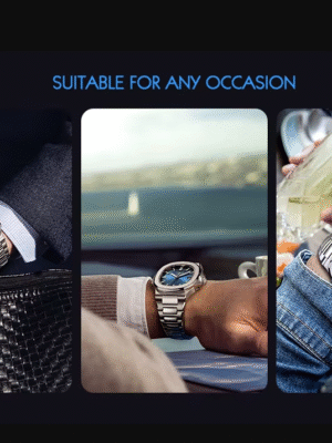 ROCOS: Reloj de pulsera mecánico completamente automático, diseño Nautilus. OFERTA :185,99€