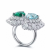alibaba detsche boot dos PIRMIANA: Anillo de Esmeralda cultivada en laboratorio joyería de plata S925 anillo de compromiso para mujer. PRECIO DE OFERTA : 308,39€