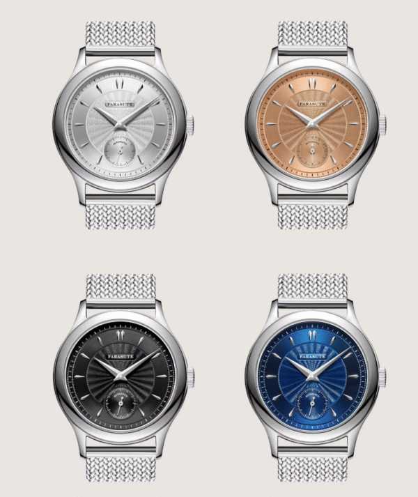 Reloj Automático FARASUTE para hombre, reloj de pulsera mecánico de 39mm, resistente al agua hasta 5ATM.