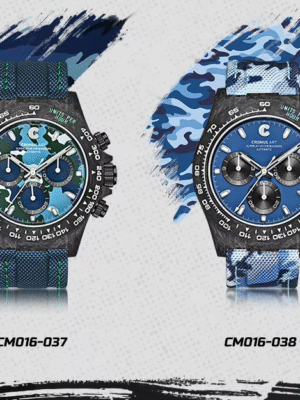 Reloj cronógrafo CRONUSART para hombre, caja de fibra de carbono de 40mm. PRECIO DE OFERTA : 865,39€