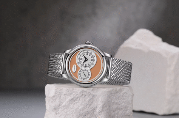 FARASUTE, nuevo reloj mecánico informal completamente automático para hombre, reloj de pulsera de acero inoxidable con zafiro de lujo, reloj resistente al agua 5Bar.