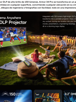 Estreno mundial Ulefone Armor 34 Pro 5G Teléfono robusto con IA. PRECIO DE OFERTA: 539,99€