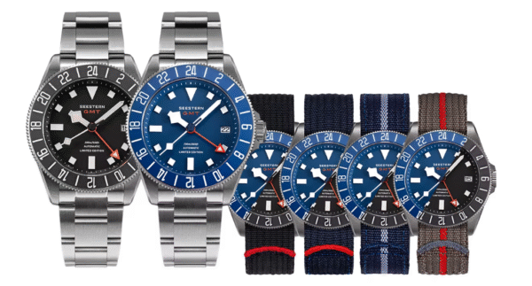 alibaba detsche boot dos SEESTERN-Reloj de buceo de titanio para hombre, reloj mecánico automático GMT, movimiento NH34.