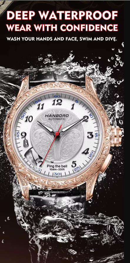 ALIBABA DETSCHE BOOT HANBORO reloj mecánico completamente automático para hombre serie de relojes hora .Modelo 5379. PRECIO DE OFERTA: 536,69€