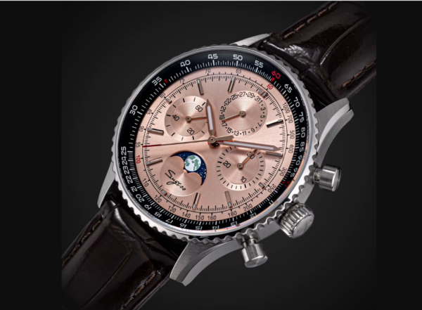 ali seis Reloj Sugess Cronógrafo Mecánico Moonphase Pilot – Movimiento ST1908. Precio de oferta : 399,00 EUROS