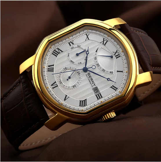 BERNY Reloj Mecánico Automático Hombre Miyota – Zafiro Resistente al Agua. Superoferta 310,90 EUROS