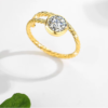 Anillo de Oro 14K con Moissanita – Lujo Atemporal. OFERTA : €185,60 EUR