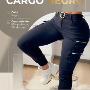Pantalones cargo ajustados de cintura alta con diseño de cremallera para mujer. PRECIO DE OFERTA: US $ 35.99 Envío gratis