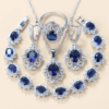 alibaba detsche boot dos Pendientes, collar, pulsera y anillo con circonita cúbica de granate (juego de 4 unidades) - Oferta US $ 23.03