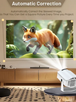 Proyector DOAN HM400 Pro Android 11, pantalla grande, doble Wi-Fi 6, BT5.2, 720P, proyector de cine portátil mejorado, 1280 x 720P